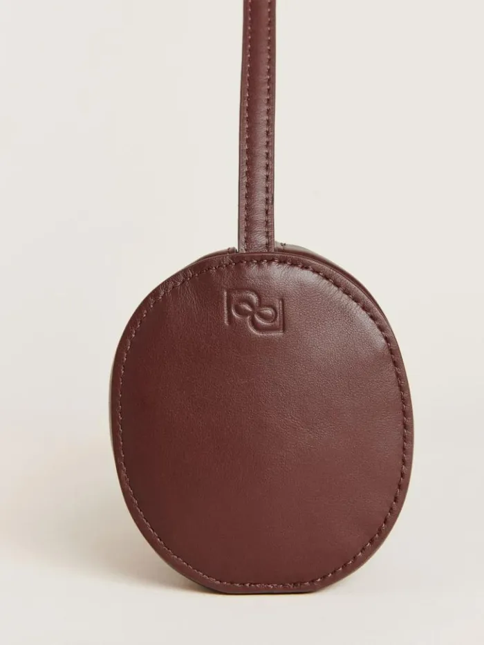 Bags The Reformation Simona Cylinder Bag Ruby Leather