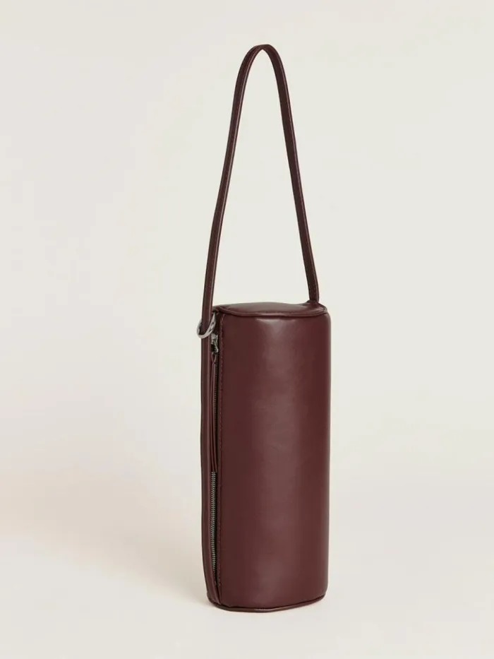 Bags The Reformation Simona Cylinder Bag Ruby Leather