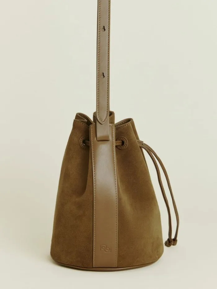 Bags The Reformation Small Ornellia Bucket Bag Bog