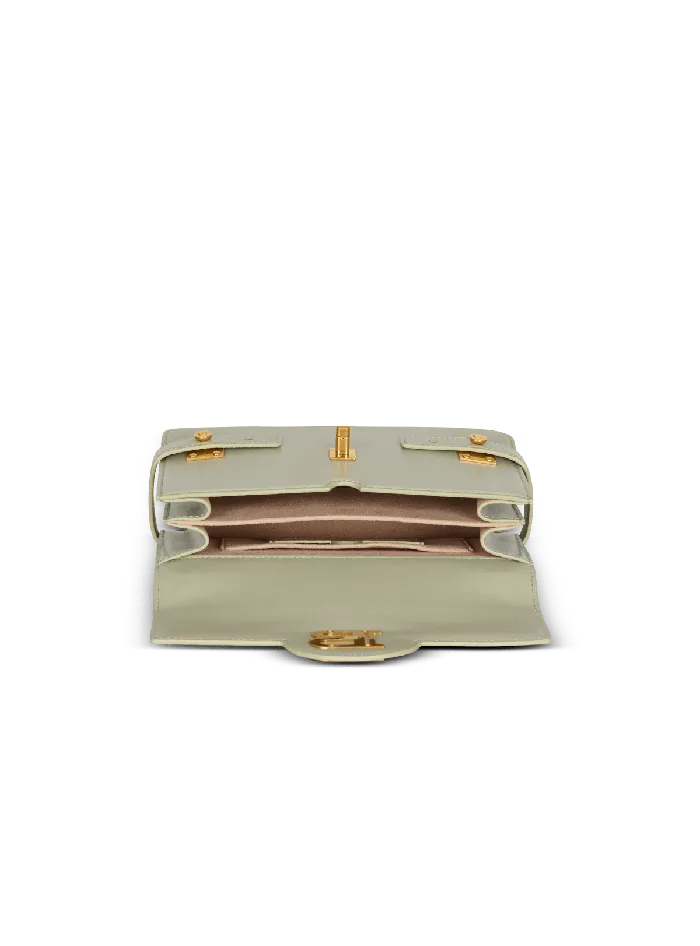 Balmain Crossbody Bags Women BBuzz Shoulder 24 Calfskin Bag Green