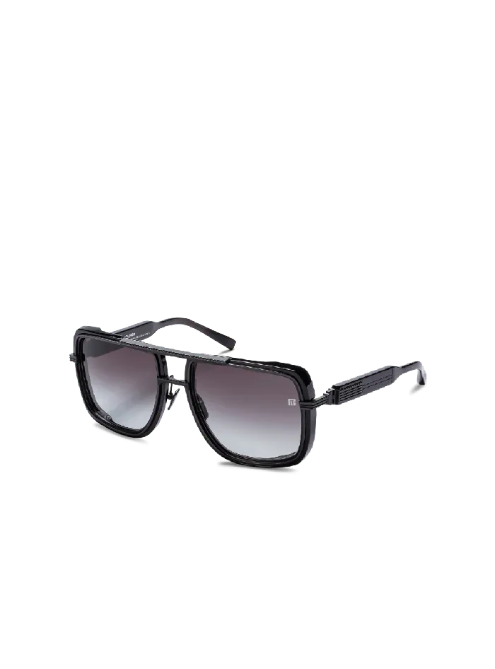 Balmain Eyewear WomenMen Soldier Sunglasses Black