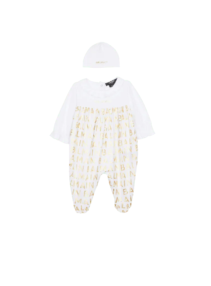 Balmain Kids 2piece Set White