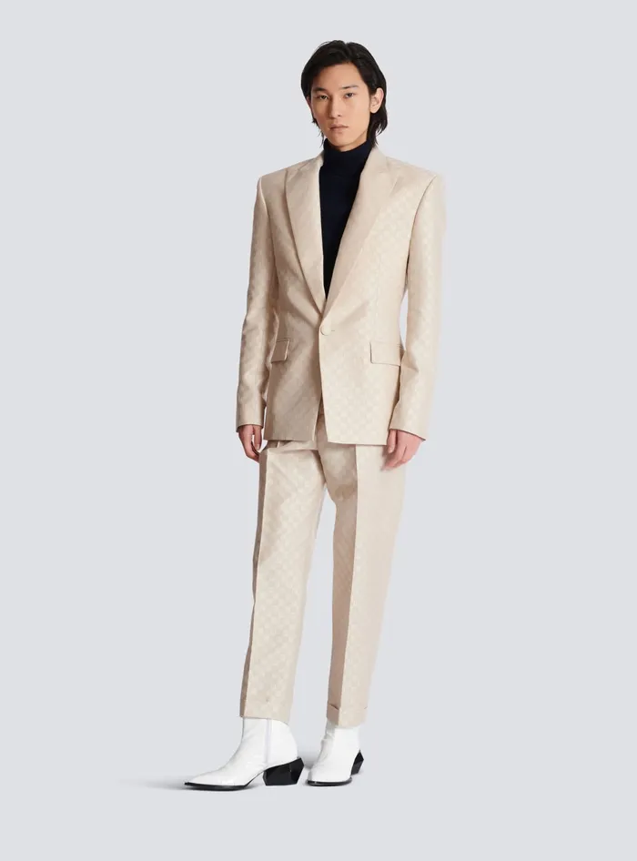 Balmain Knitwear Men PB Turtleneck Navy