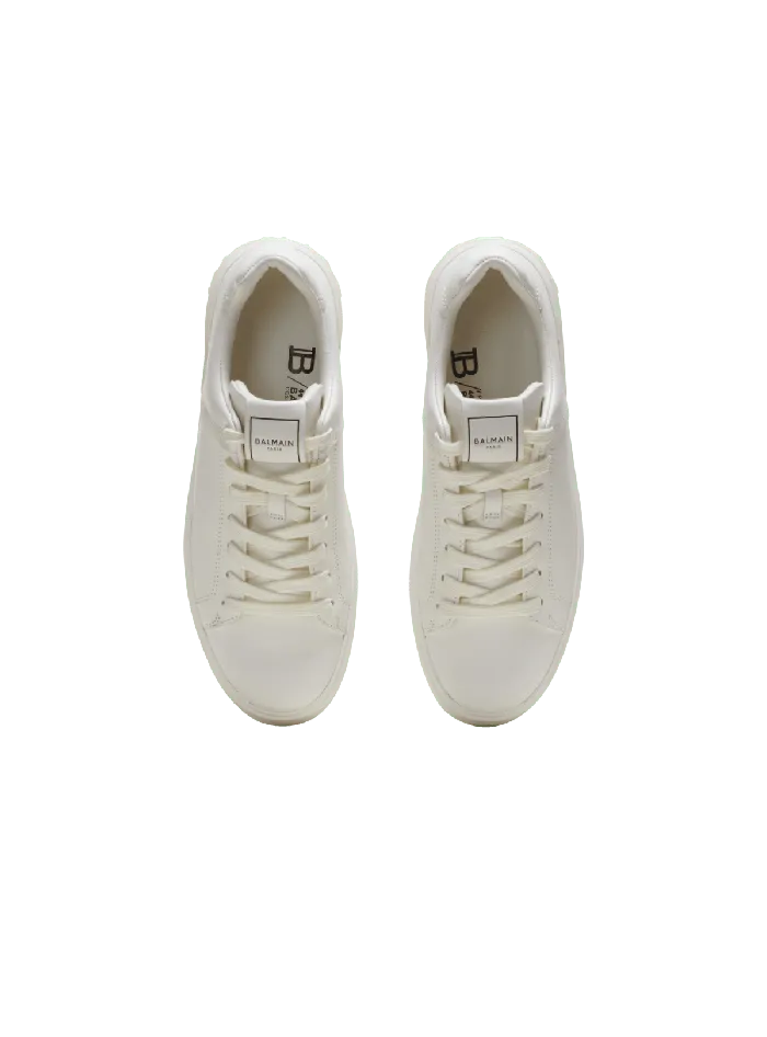 Balmain Sneakers Women BCourt Trainers In Calfskin White