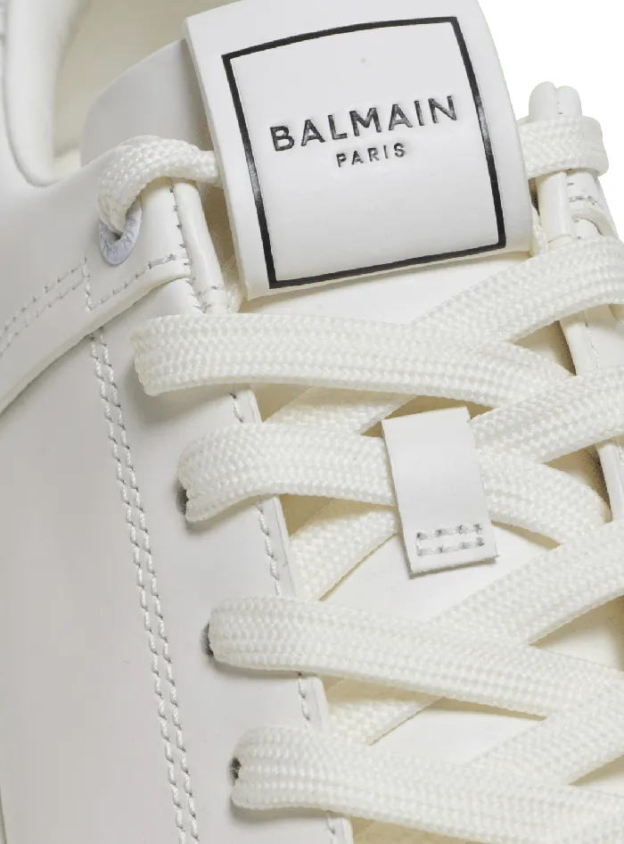 Balmain Sneakers Women BCourt Trainers In Calfskin White
