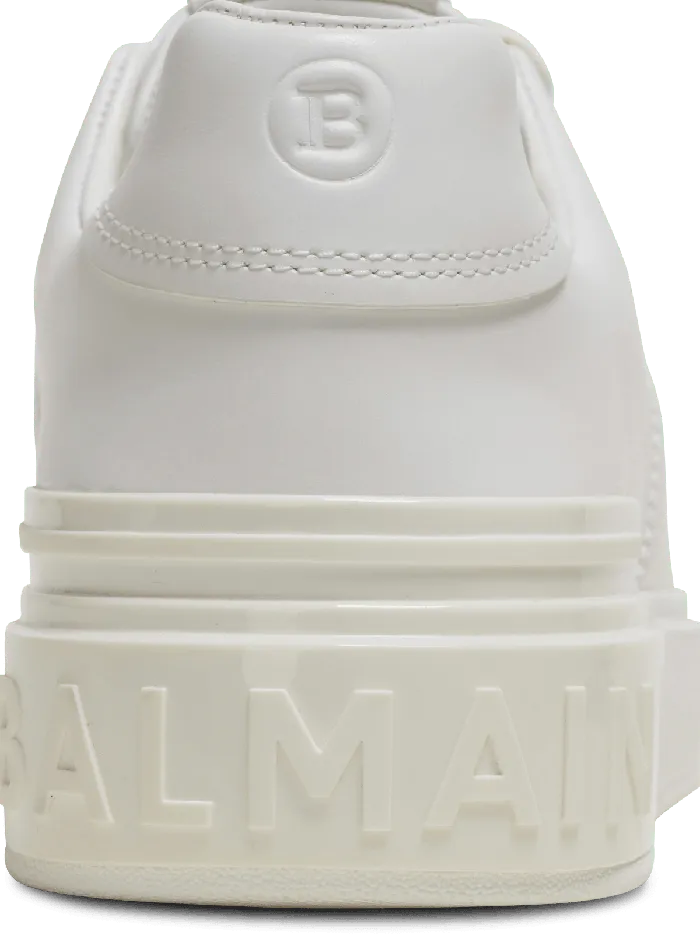 Balmain Sneakers Women BCourt Trainers In Calfskin White