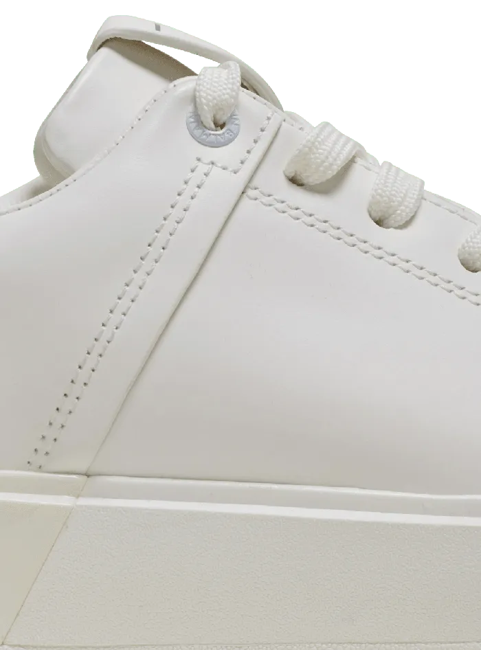 Balmain Sneakers Women BCourt Trainers In Calfskin White
