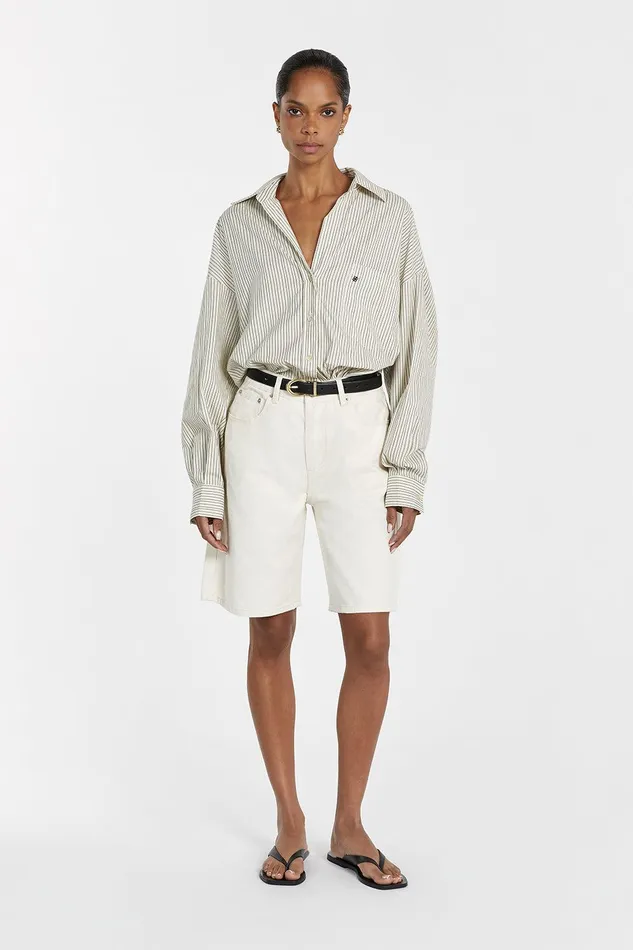 BAMBI CREAM BERMUDA DENIM SHORT Women DISSH Shorts