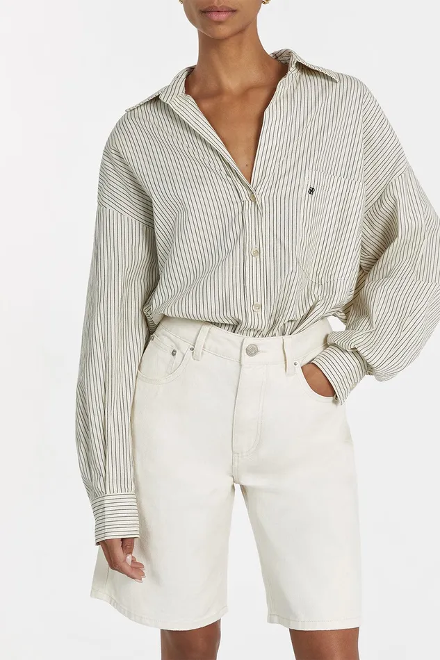BAMBI CREAM BERMUDA DENIM SHORT Women DISSH Shorts
