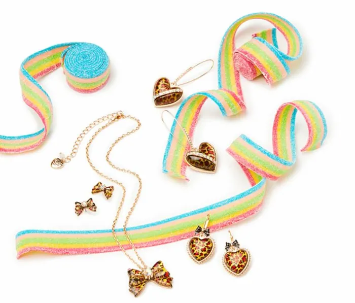 Betsey Johnson Women BETSEYS LEOPARD HEART DROP EARRINGS LEOPARD Betsey Johnson Women BETSEYS LEOPARD HEART DROP EARRINGS LEOPARD