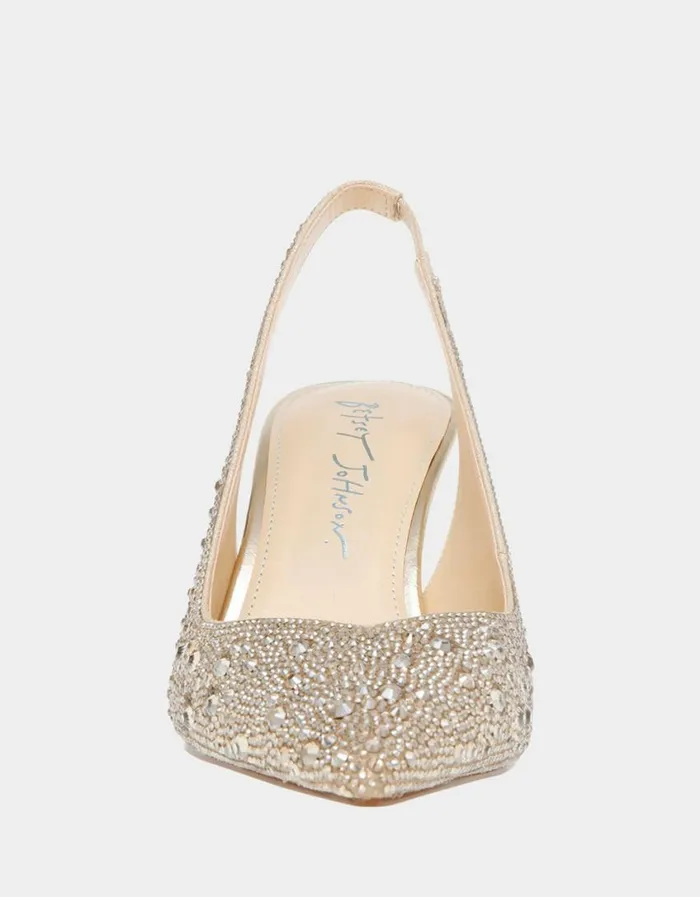 Betsey Johnson Women CLARK GOLD Gold