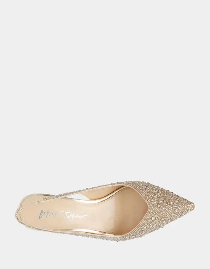 Betsey Johnson Women CLARK GOLD Gold