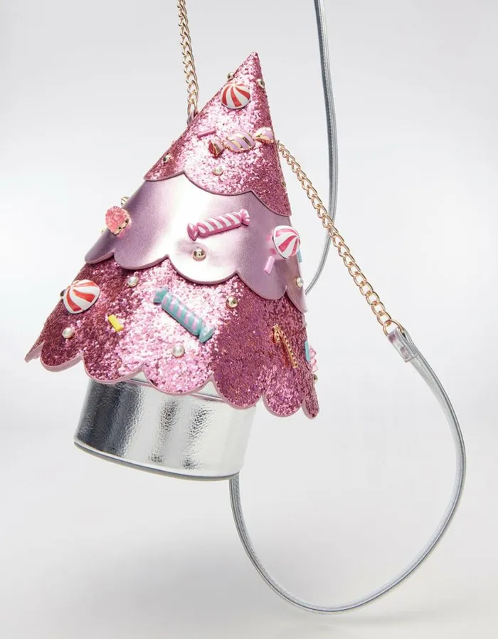 Betsey Johnson Women KITSCH CANDY TREE CROSSBODY PINK Betsey Johnson Women KITSCH CANDY TREE CROSSBODY PINK