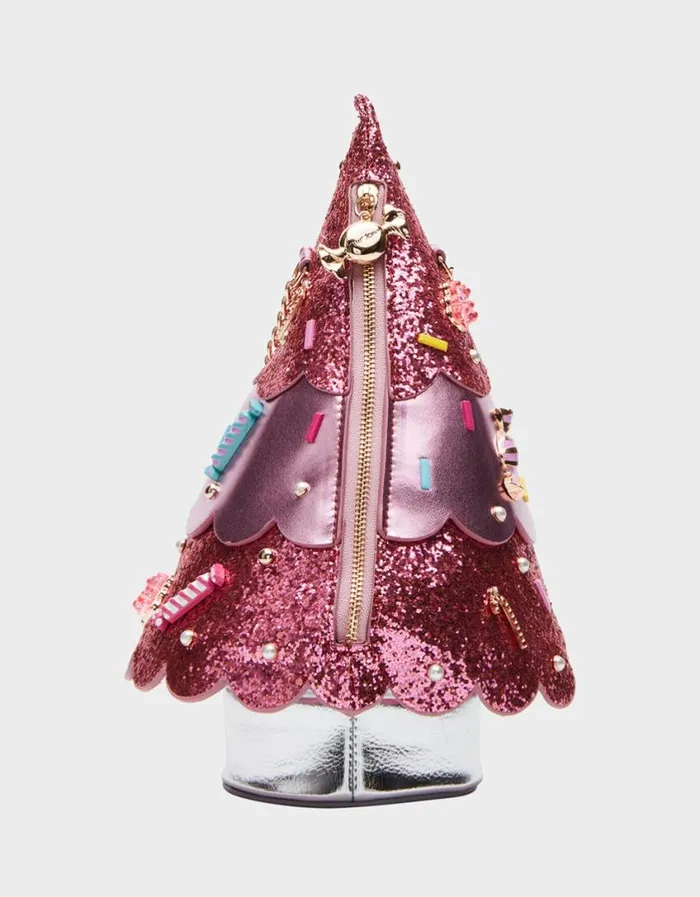 Betsey Johnson Women KITSCH CANDY TREE CROSSBODY PINK Betsey Johnson Women KITSCH CANDY TREE CROSSBODY PINK