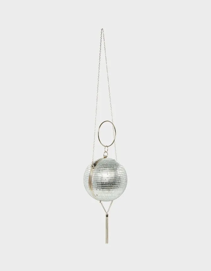 Betsey Johnson Women KITSCH DANCING QUEEN CROSSBODY SILVER Betsey Johnson Women KITSCH DANCING QUEEN CROSSBODY SILVER