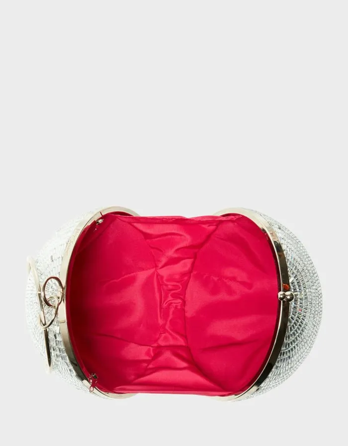 Betsey Johnson Women KITSCH DANCING QUEEN CROSSBODY SILVER Betsey Johnson Women KITSCH DANCING QUEEN CROSSBODY SILVER