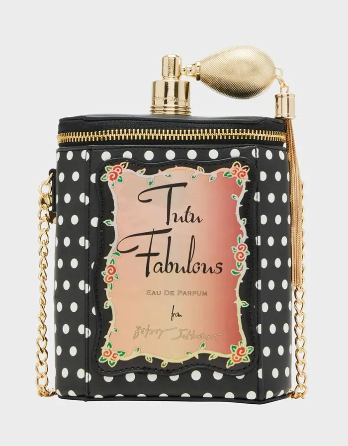 Betsey Johnson Women KITSCH SPRITZ CROSSBODY BLACK