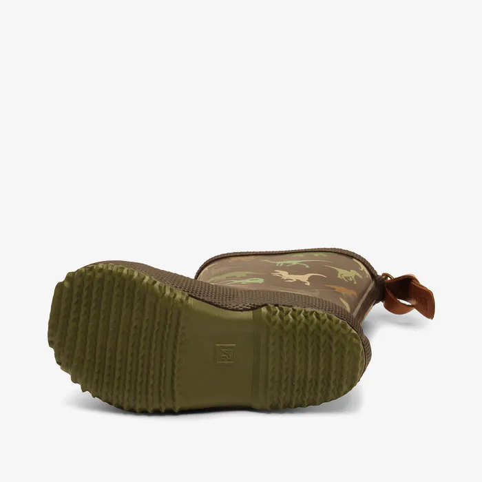 bisgaardshoes basic rubber brown dino Brown KIDS Rubber boots