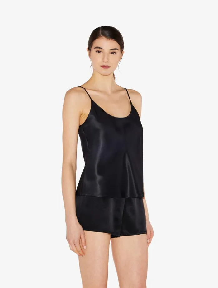 Black Silk Camisole Sleepwear La Perla Camisoles