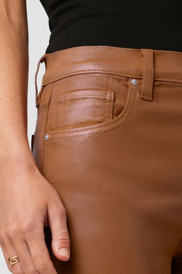 Bootcut Women Hudson Jeans Barbara HighRise Baby Bootcut Jean Coated Caramel Cafe Bootcut Women Hudson Jeans Barbara HighRise Baby Bootcut Jean Coated Caramel Cafe