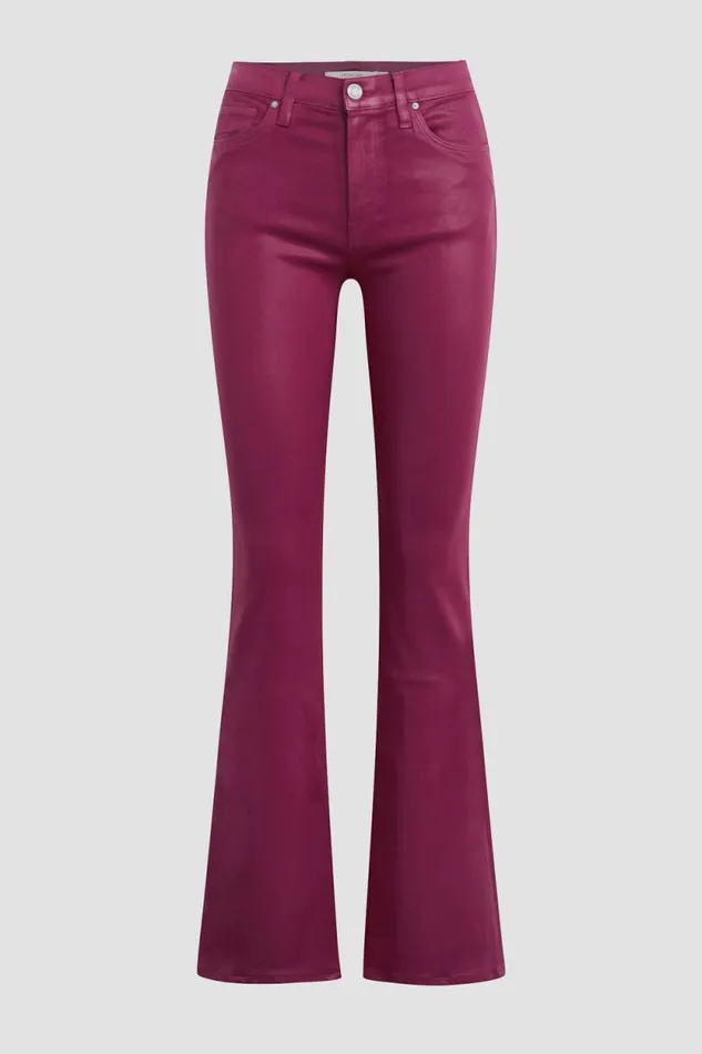 Bootcut Women Hudson Jeans Barbara HighRise Bootcut Jean Coated Beet Red Bootcut Women Hudson Jeans Barbara HighRise Bootcut Jean Coated Beet Red