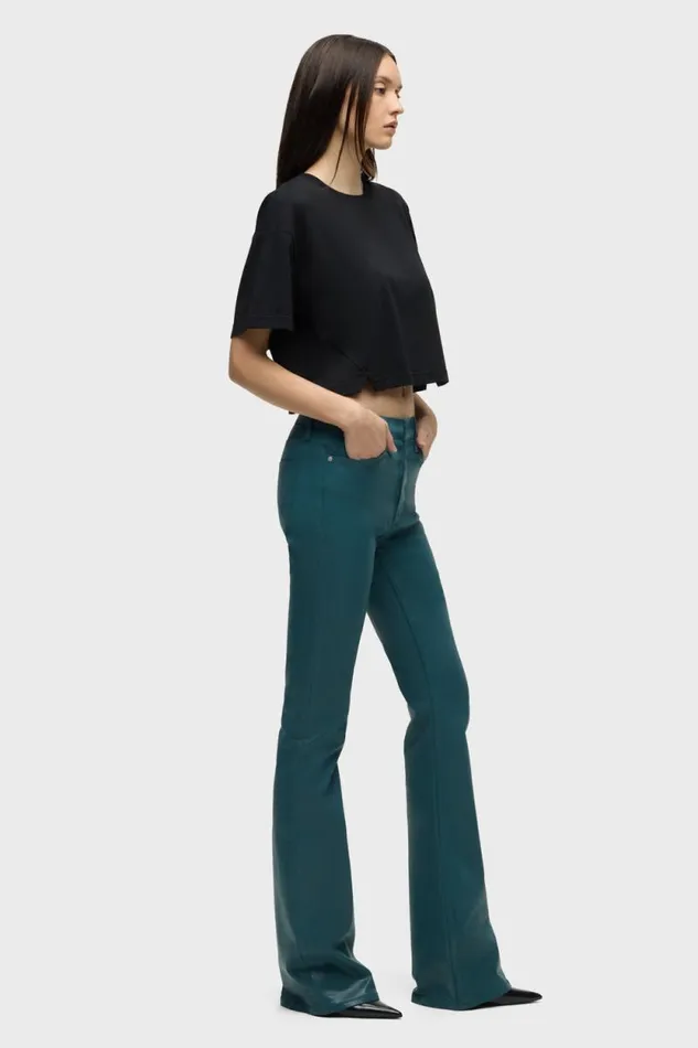 Bootcut Women Hudson Jeans Barbara HighRise Bootcut Jean Deep Teal Coated Bootcut Women Hudson Jeans Barbara HighRise Bootcut Jean Deep Teal Coated