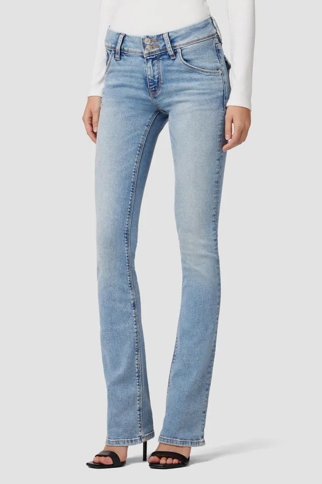 Bootcut Women Hudson Jeans Beth MidRise Baby Bootcut Jean Motion