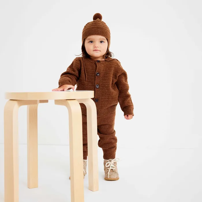 Boots BABY bisgaardshoes tine bambi fur Brown