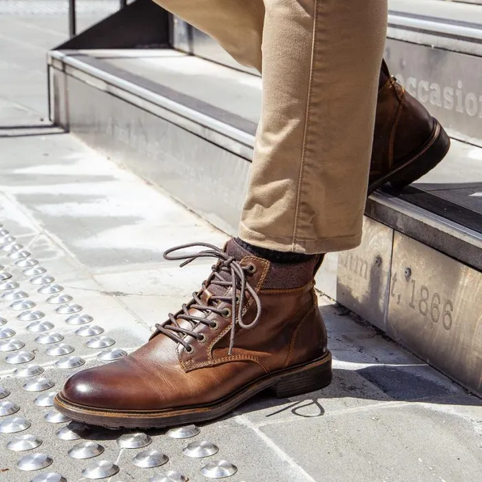 Boots Men Windsor Smith BEAU DARK BROWN LEATHER BOOTS Boots Men Windsor Smith BEAU DARK BROWN LEATHER BOOTS