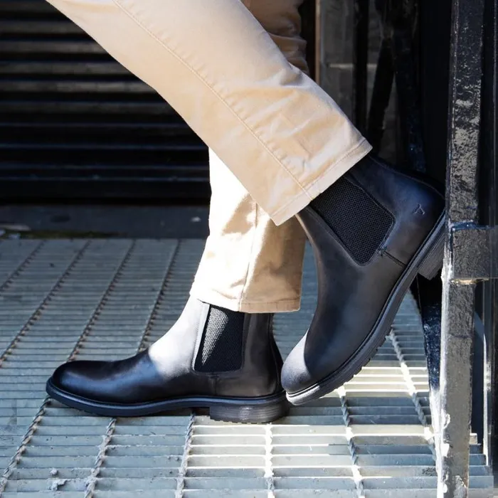 Boots Men Windsor Smith BECKETT BLACK LEATHER BOOTS Boots Men Windsor Smith BECKETT BLACK LEATHER BOOTS