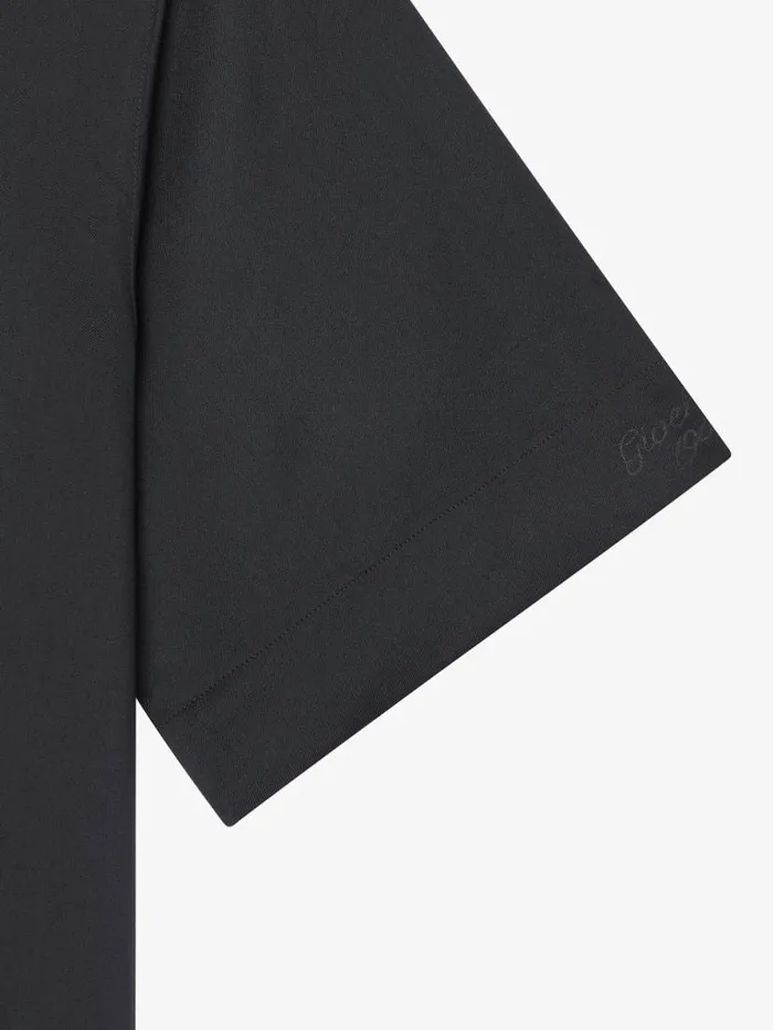 Boxy Fit Shirt In Floral Jacquard Black Men Givenchy Shirts