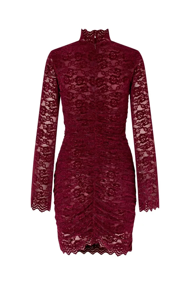 Brenda Dress 8211 Bordeaux Women Cras Dresses