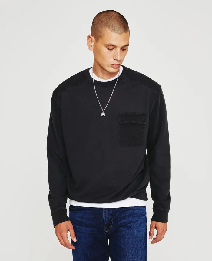 Brendan Sweatshirt Gunpowder Men AG Jeans Sweatshirts Brendan Sweatshirt Gunpowder Men AG Jeans Sweatshirts