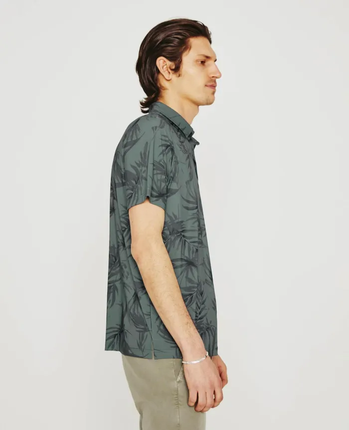 Bryce Polo Breeze Green Multi Men AG Jeans Polos Bryce Polo Breeze Green Multi Men AG Jeans Polos