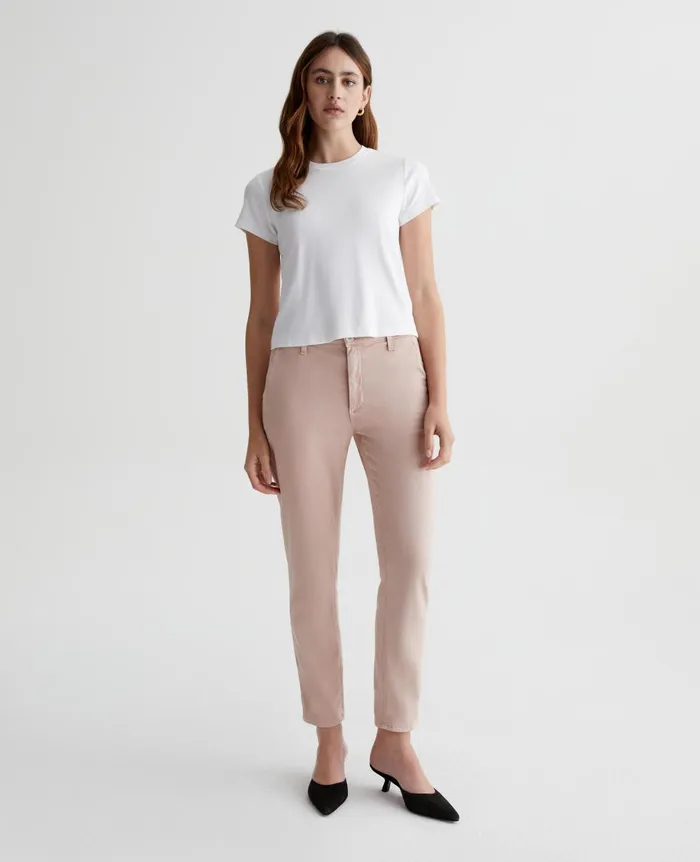 Caden Sulfur Rose Cloud Women AG Jeans Pants