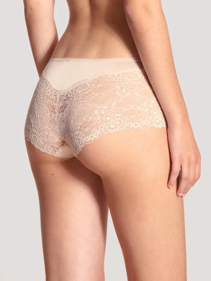 CALIDA Bottoms Women Shorty Regular Cut Lace Parfait Pink