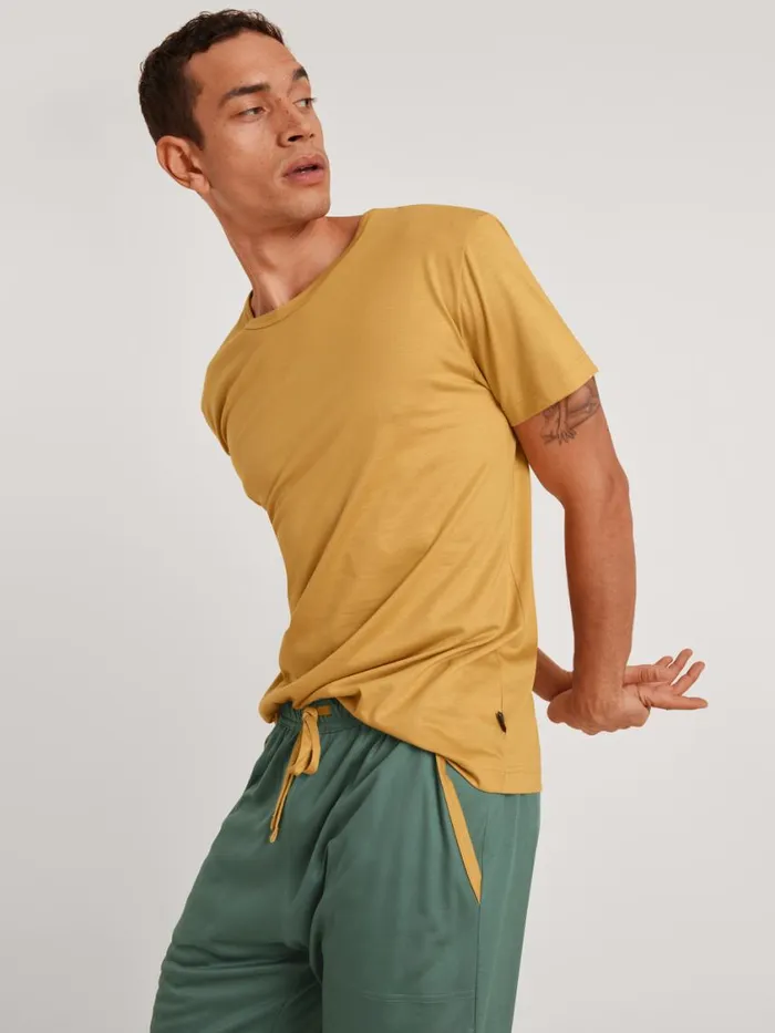 CALIDA Pyjama Pants Men Bermudas Cradle To Cradle Certified Dark Glen