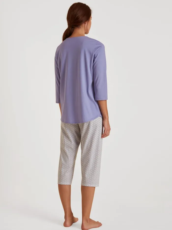 CALIDA Pyjamas Women 34 Pyjama Provence Blue Print