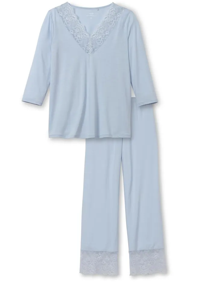 CALIDA Pyjamas Women 78 Pyjama Harmony Blue