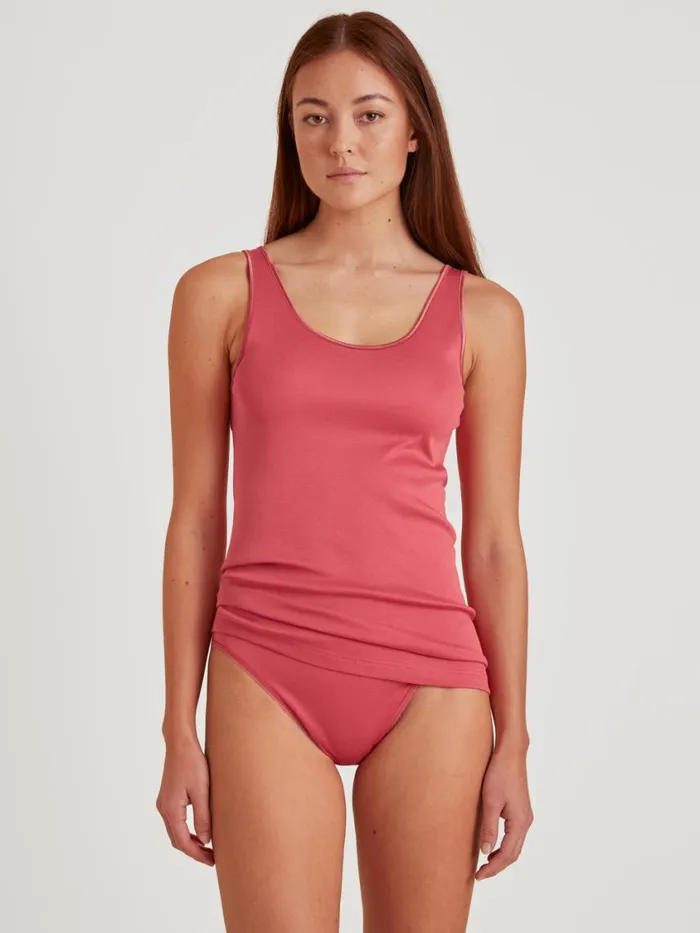 CALIDA Tops Women Tank Top Pomegranate Red