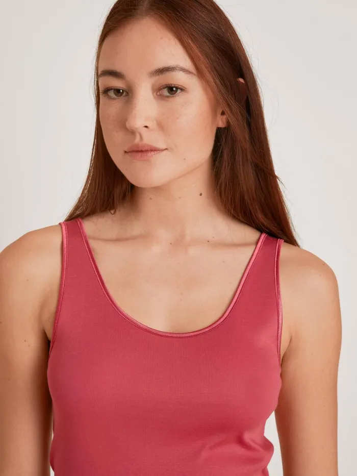 CALIDA Tops Women Tank Top Pomegranate Red