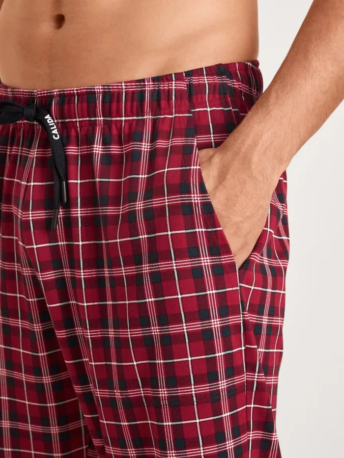 CALIDA Warming Nightwear Men Pants Rio Red