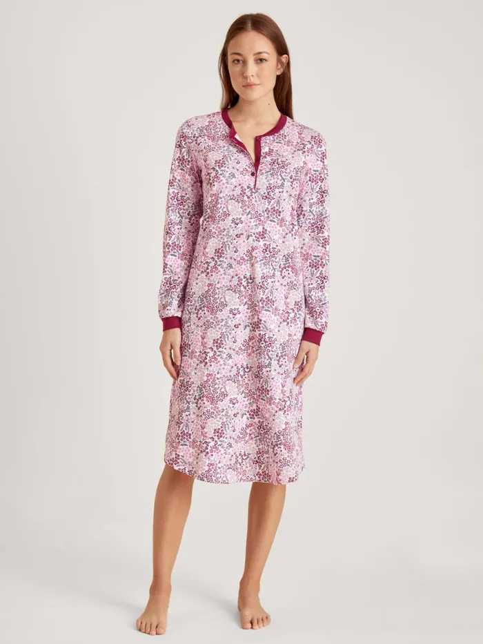 CALIDA Warming Nightwear Women Nightdress Length 110 Cm Mars Red