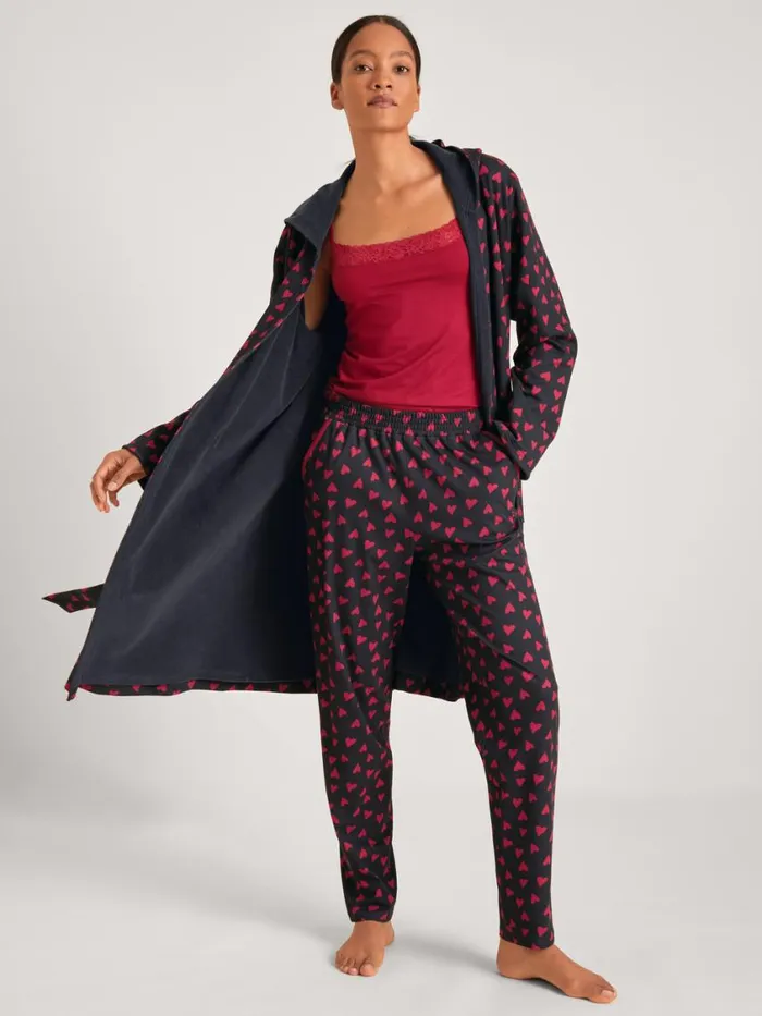 CALIDA Warming Nightwear Women Pants Dark Lapis Blue