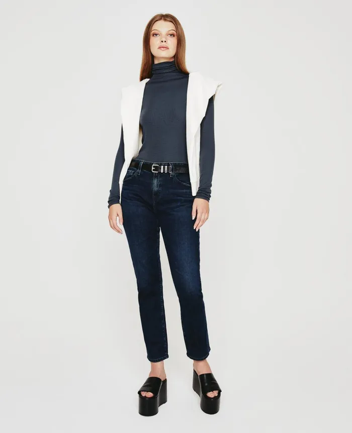 Chels Turtleneck Twilight Canal Women AG Jeans Tops and Shirts Chels Turtleneck Twilight Canal Women AG Jeans Tops and Shirts