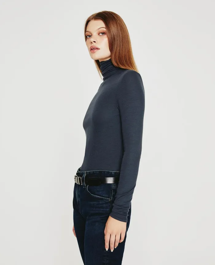 Chels Turtleneck Twilight Canal Women AG Jeans Tops and Shirts Chels Turtleneck Twilight Canal Women AG Jeans Tops and Shirts