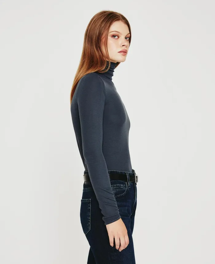 Chels Turtleneck Twilight Canal Women AG Jeans Tops and Shirts Chels Turtleneck Twilight Canal Women AG Jeans Tops and Shirts