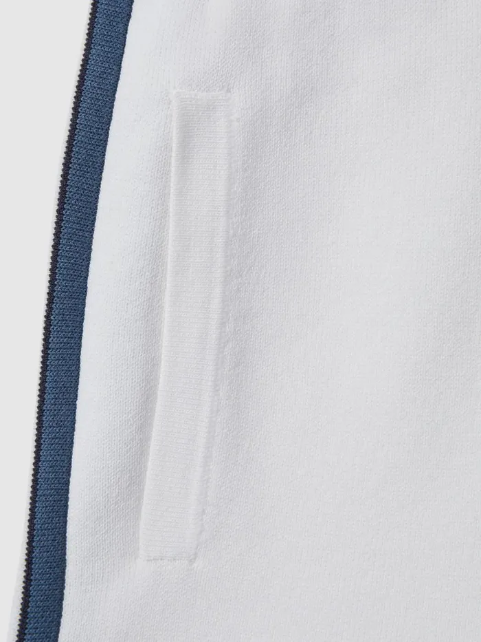 Children Reiss CoOrds Heddon Drawstring Shorts White