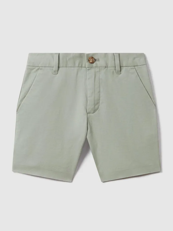 Children Reiss Shorts Wicket Casual Chino Shorts Pistachio