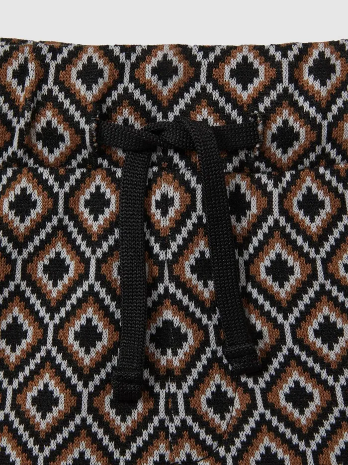 Children Reiss Sweats and Hoodies Karoo Drawstring Aztec Shorts Tobacco Multi